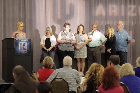 SEVRAR won the 2016 Community Outreach Association Award; representing its 2016 Leadership Program Class are (l. to r.) Cathy Swann, Tricia McKenna, Liz Hill, Stephanie Dow, Thomas Moore, Jackie Nedin and Bruce Weber.